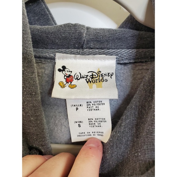 Walt Disney World Mickey Mouse Hoodie Womens Small Pullover Sweatshirt Disney - Picture 2 of 6